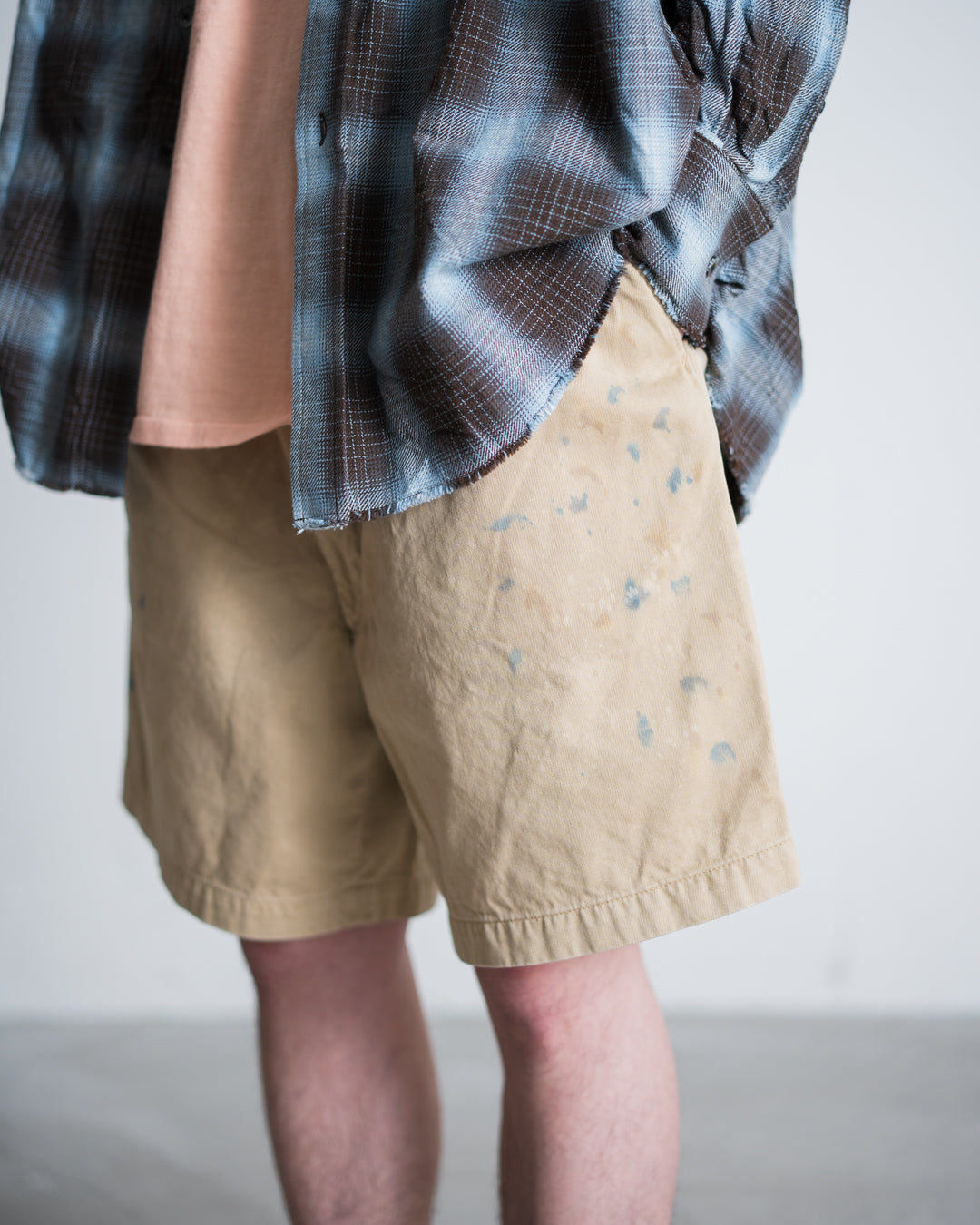 BOWWOW US ARMY KHAKI SHORTS