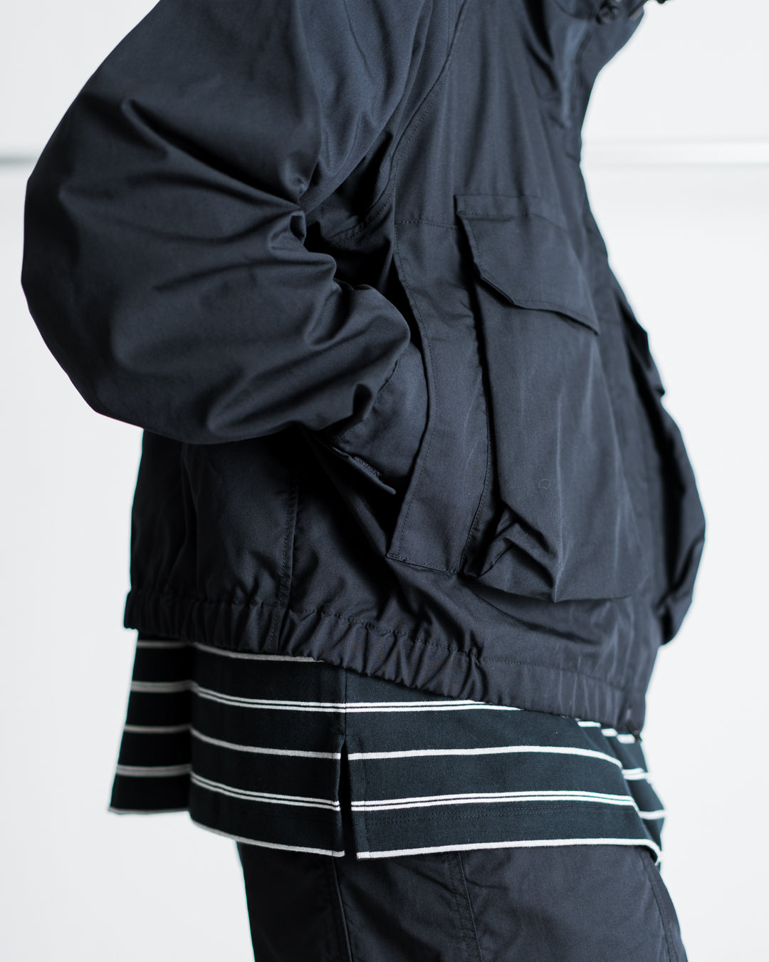 通販] URU (ウル)NYLON SILK - HOODED ZIP UP BLOUSON 商品ページ ...