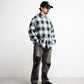 [3.14 sat 11:00 Release] BOWWOW REMADE RAYON PLAID SHIRT AGED