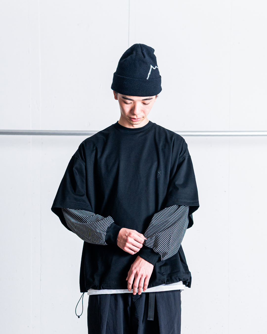 通販] is-ness(イズネス) BALLOON LAYERED LONG SLEEVE T SHIRT