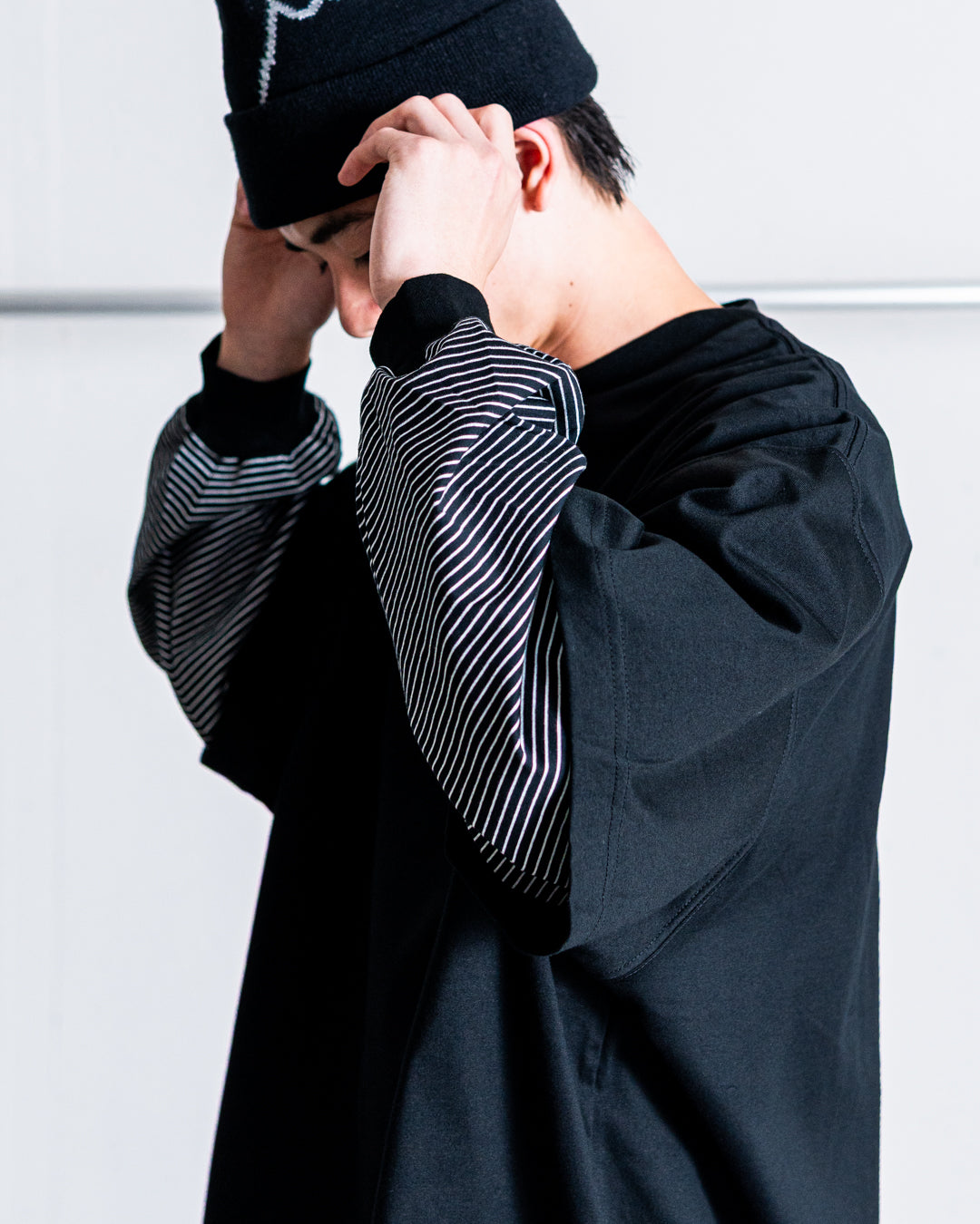 通販] is-ness(イズネス) BALLOON LAYERED LONG SLEEVE T SHIRT