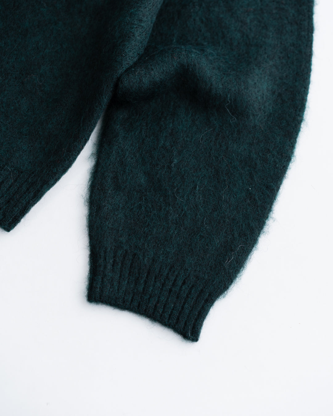 TOWNCRAFT MOHAIR SHAGGY CREW SWEATER