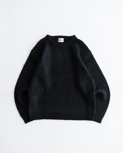 TOWNCRAFT MOHAIR SHAGGY CREW SWEATER