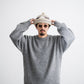 TOWNCRAFT MOHAIR SHAGGY CREW SWEATER