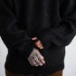 TOWNCRAFT MOHAIR SHAGGY CREW SWEATER