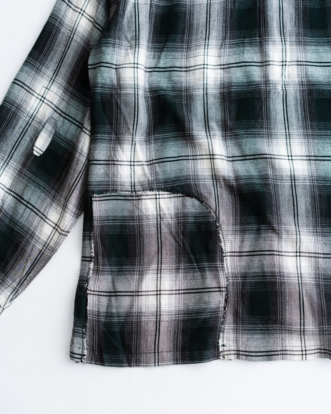 [3.14 sat 11:00 Release] BOWWOW REMADE RAYON PLAID SHIRT AGED