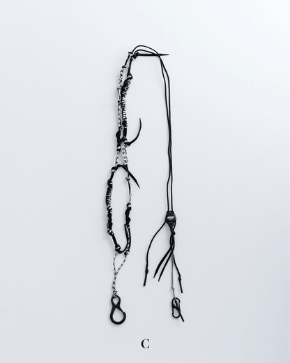 B:TOGETHER(ビートゥギャザー) NARROW ROPE LEATHERMIX商品ページ