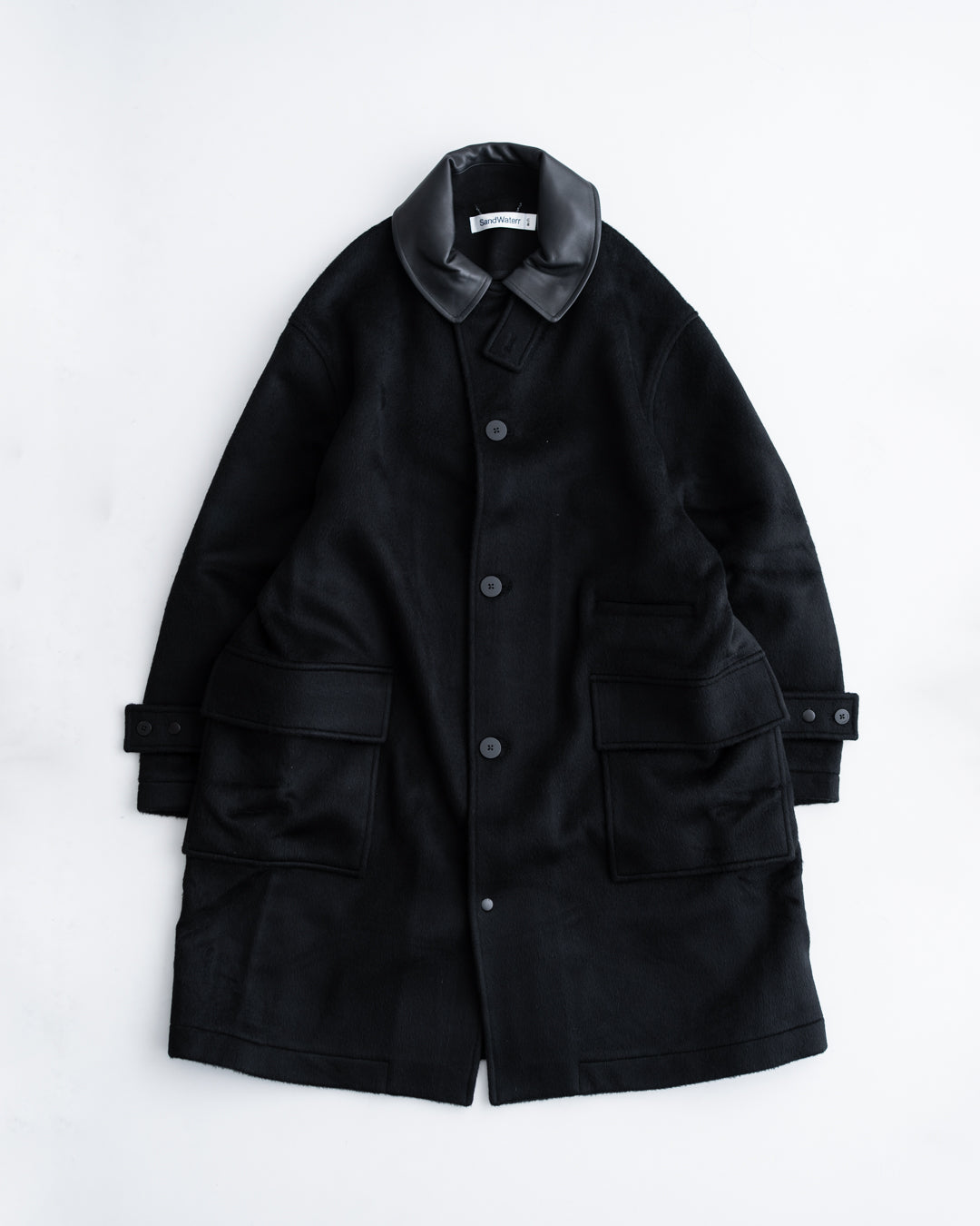 SandWaterr RESEARCHED CITY COAT / WOOL MIX MELTON