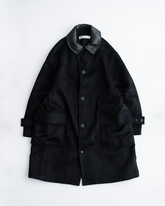 SandWaterr RESEARCHED CITY COAT / WOOL MIX MELTON