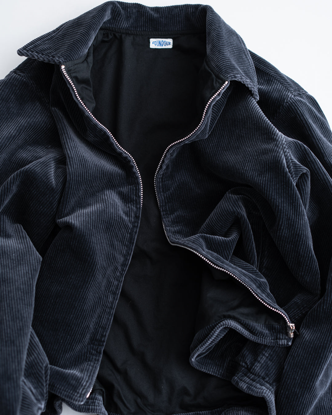 [10.24 sat 12:00 Release] FOUNDOUR COTTON CORDUROY ZIP UP BLOUSON