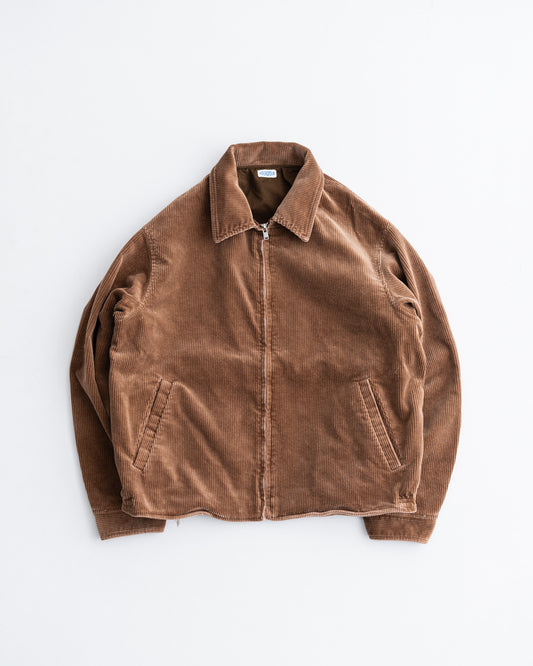[LAST 1] FOUNDOUR COTTON CORDUROY ZIP UP BLOUSON