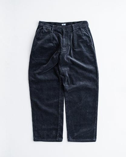 [10.24 sat 12:00 Release] FOUNDOUR COTTON CORDUROY WIDE TUCK TROUSERS