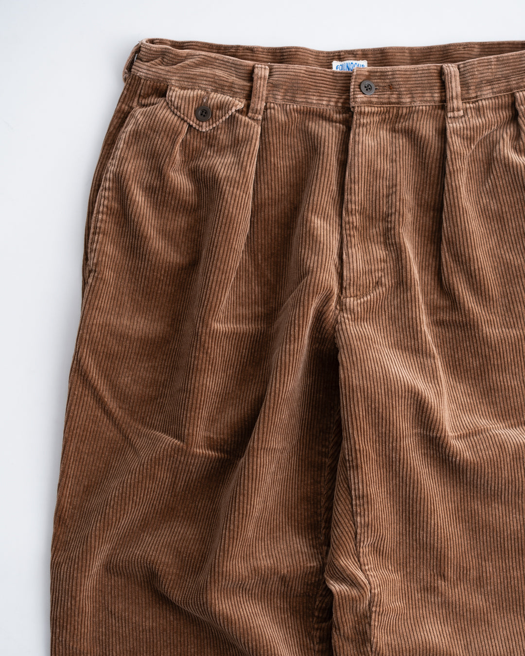 [10.24 sat 12:00 Release] FOUNDOUR COTTON CORDUROY WIDE TUCK TROUSERS