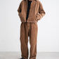 [10.24 sat 12:00 Release] FOUNDOUR COTTON CORDUROY WIDE TUCK TROUSERS