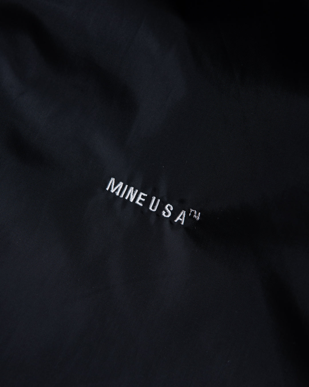 【REVERSIBLE】MINE Nylon/Polyester Reversible Double Zip Jacket