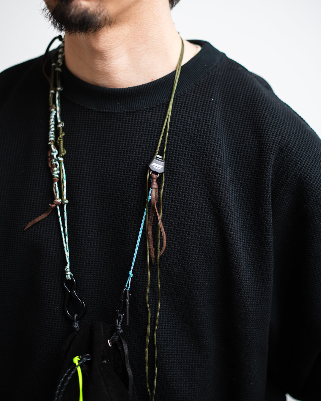 B:TOGETHER(ビートゥギャザー) NARROW ROPE LEATHERMIX商品ページ