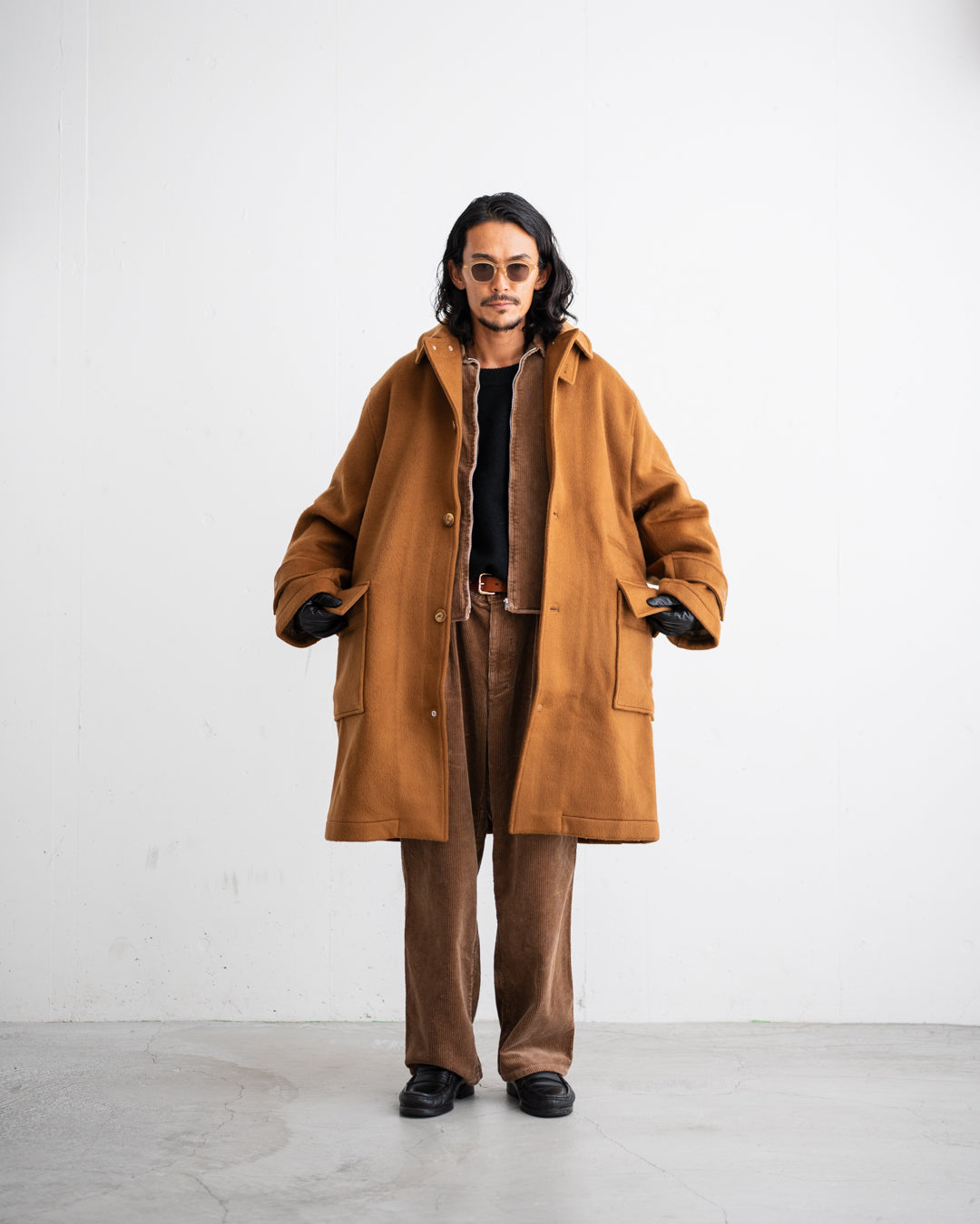 SandWaterr RESEARCHED CITY COAT / WOOL MIX MELTON