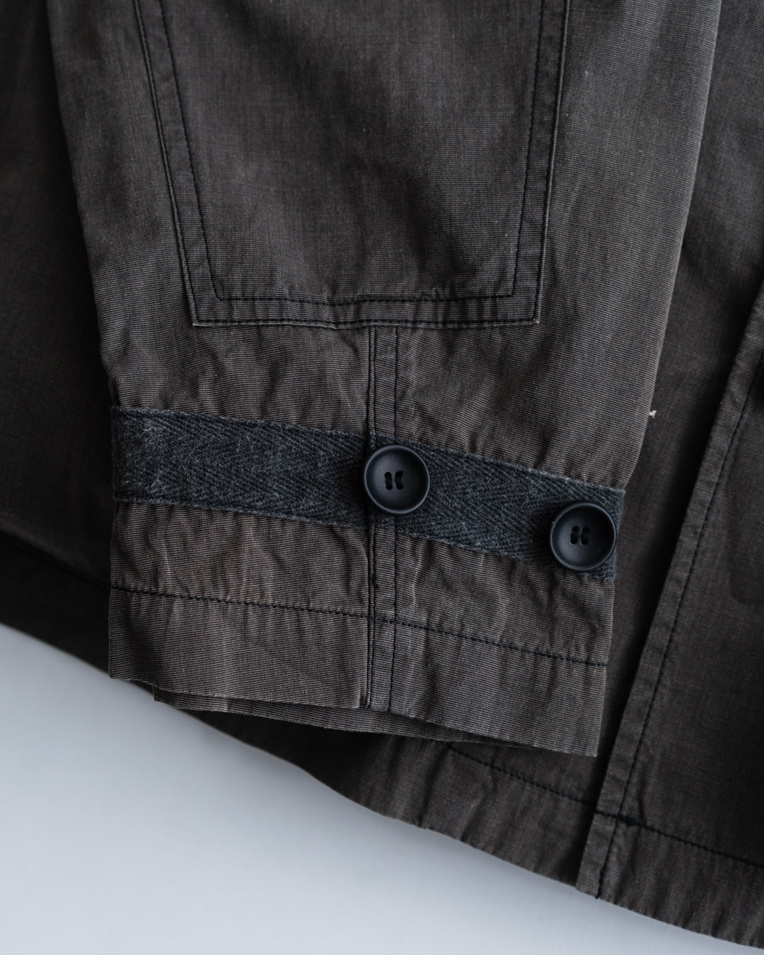 meanswhile Frosted Trinity Chambray Fatigue Blouson