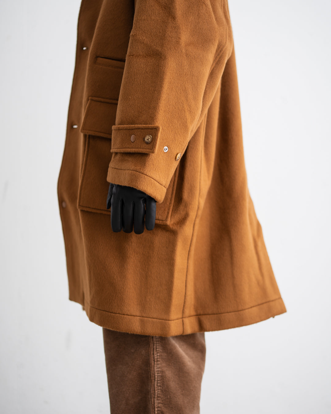SandWaterr RESEARCHED CITY COAT / WOOL MIX MELTON