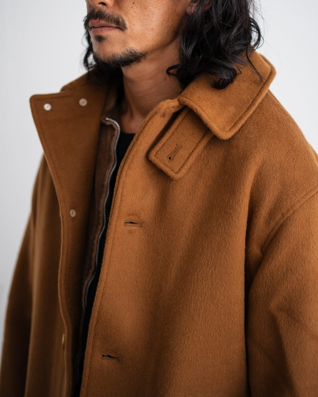 SandWaterr RESEARCHED CITY COAT / WOOL MIX MELTON