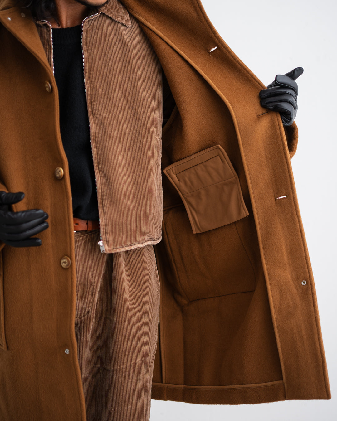 SandWaterr RESEARCHED CITY COAT / WOOL MIX MELTON