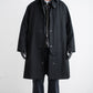 [10.24 sat 12:00 Release] FOUNDOUR COTTON VISCOSE OVERCOAT