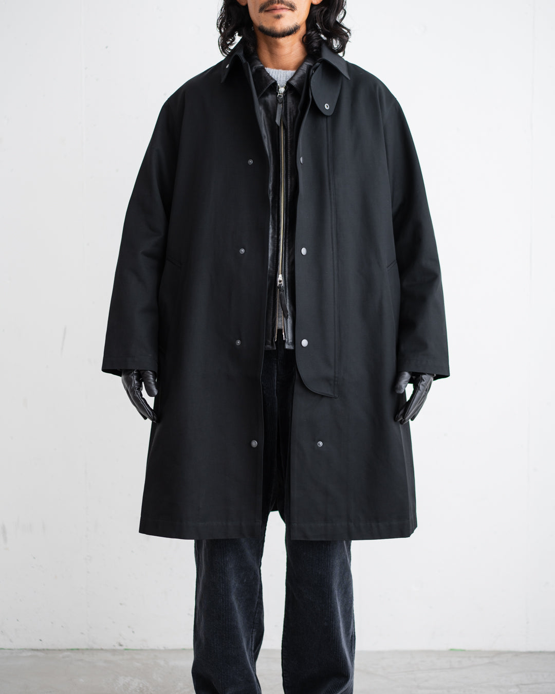 [10.24 sat 12:00 Release] FOUNDOUR COTTON VISCOSE OVERCOAT