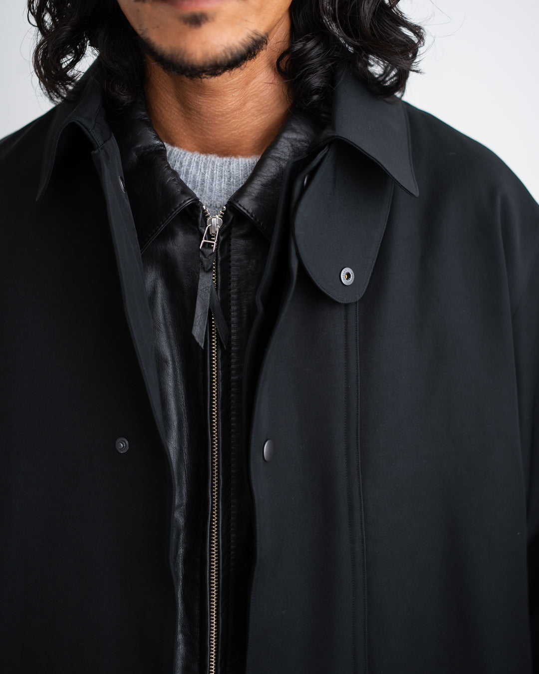 [10.24 sat 12:00 Release] FOUNDOUR COTTON VISCOSE OVERCOAT