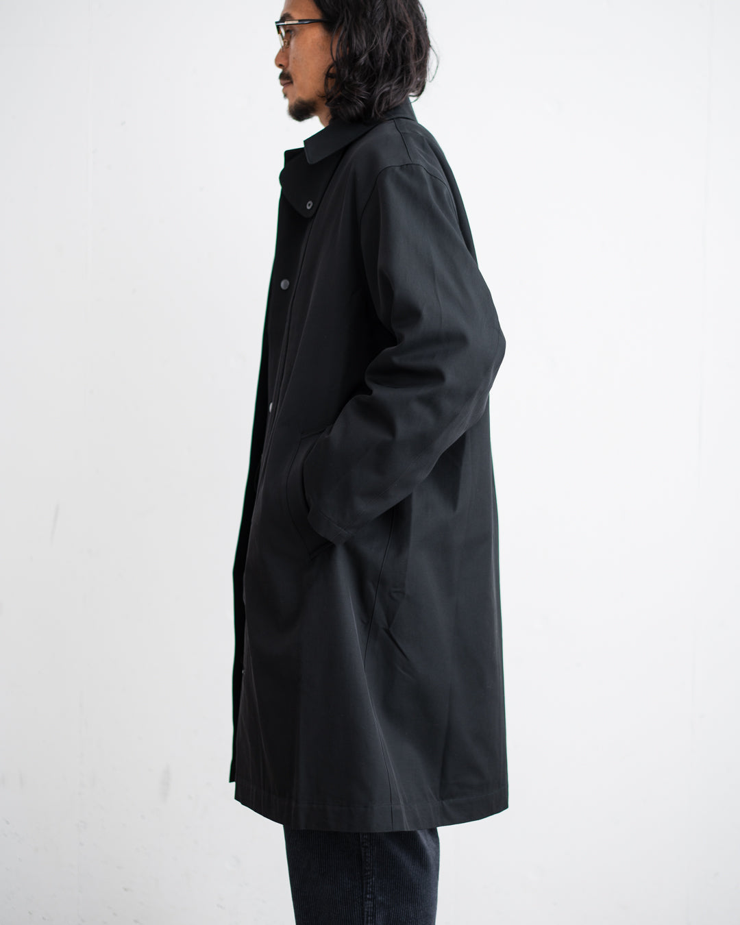 [10.24 sat 12:00 Release] FOUNDOUR COTTON VISCOSE OVERCOAT