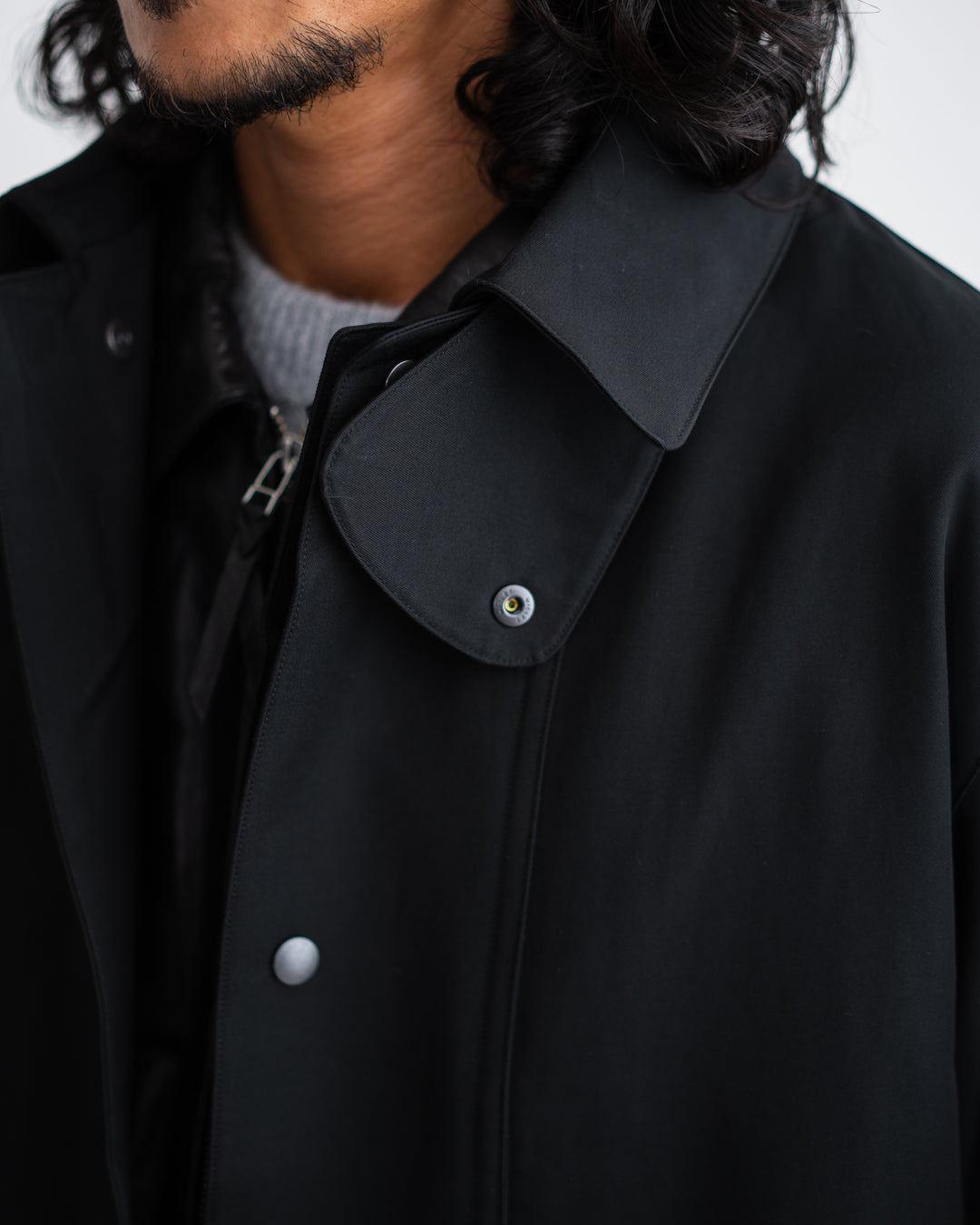 [10.24 sat 12:00 Release] FOUNDOUR COTTON VISCOSE OVERCOAT