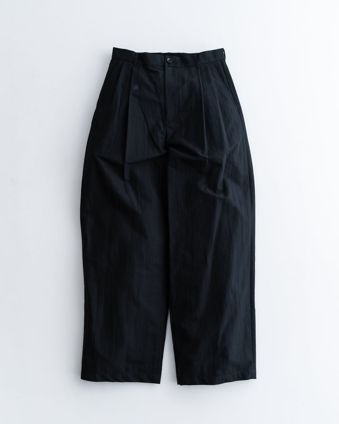 通販] meanswhile(ミーンズワイル) Ambient C/N High-waist Slacks
