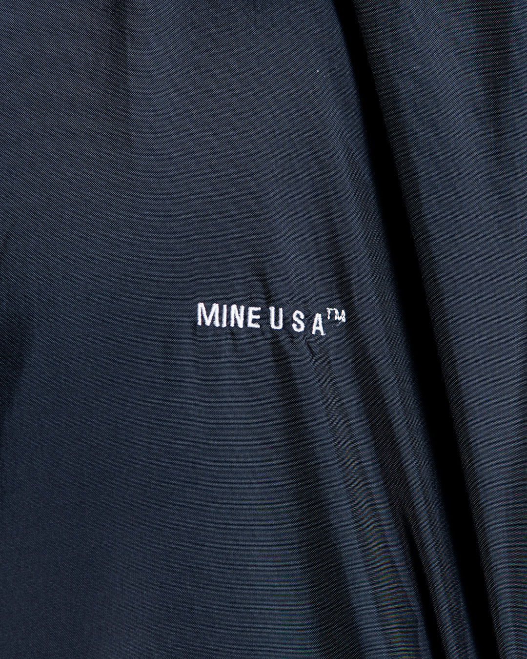 【REVERSIBLE】MINE Nylon/Polyester Reversible Double Zip Jacket