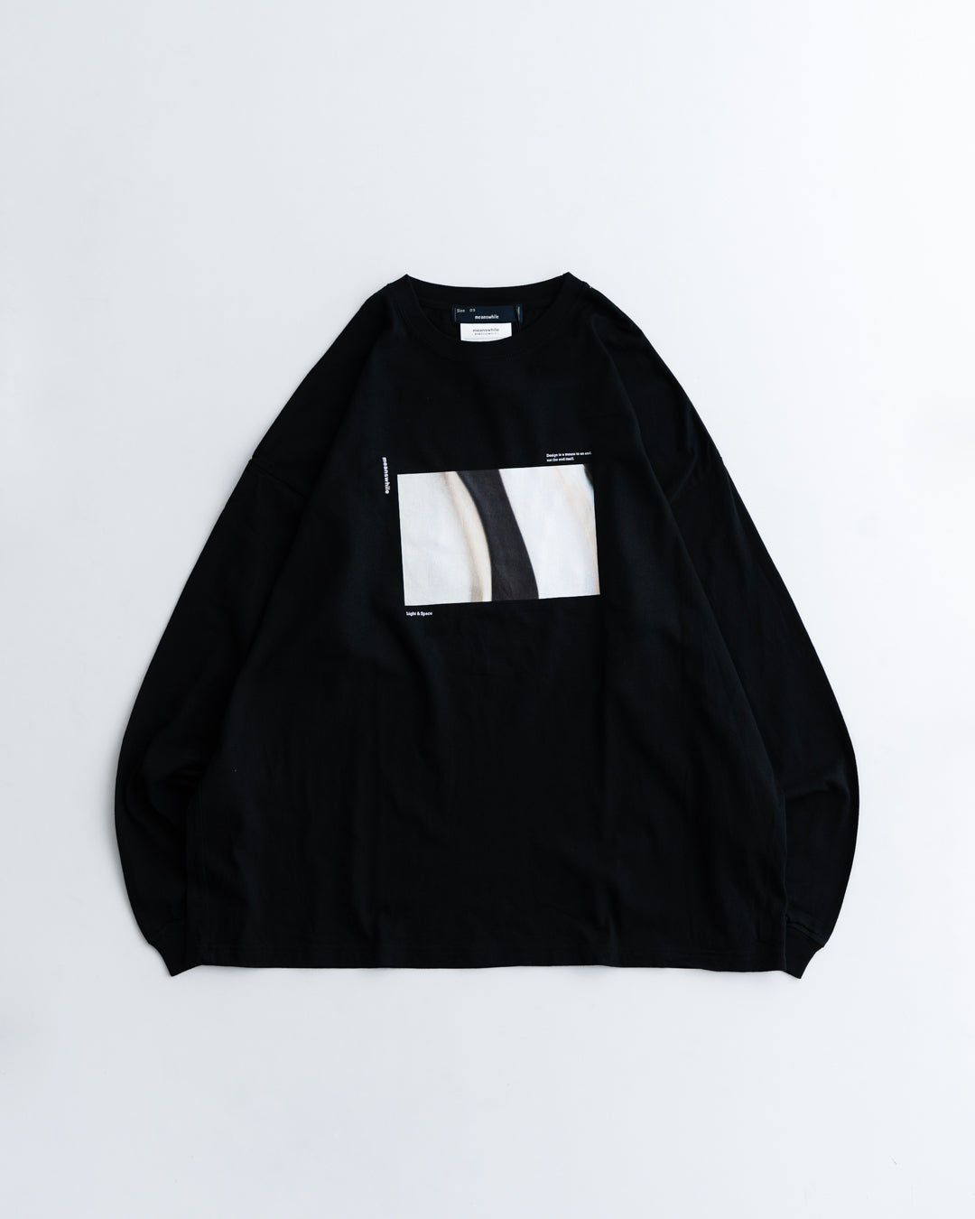 meanswhile Abstract Photograph L/S Tee