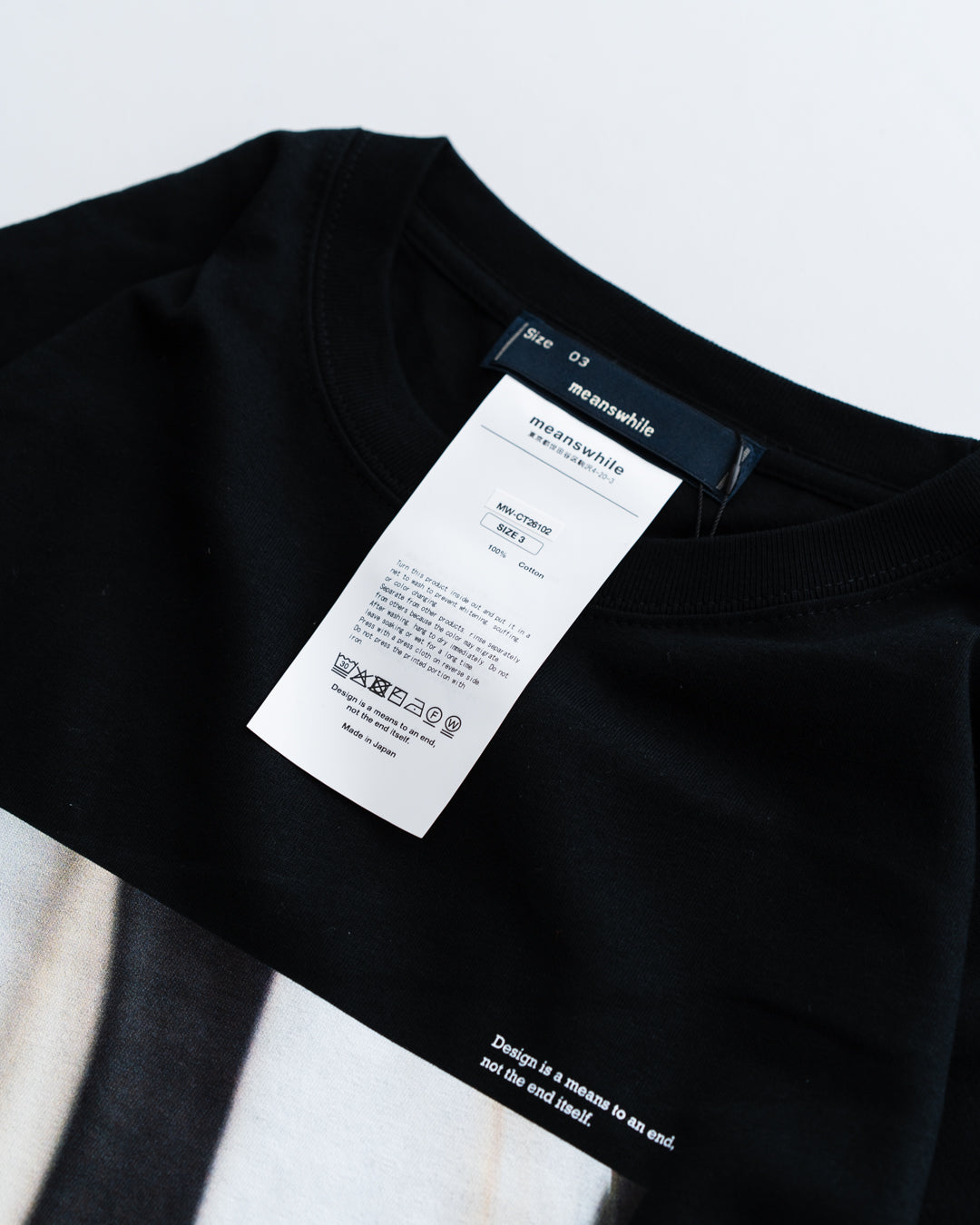 meanswhile Abstract Photograph L/S Tee