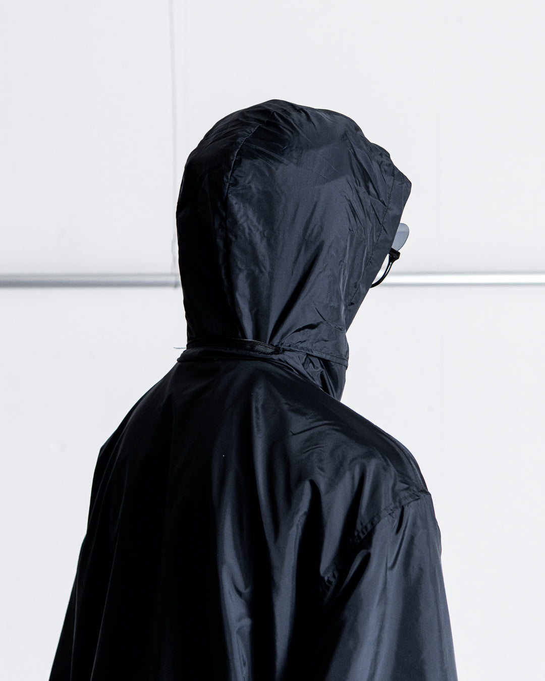 【REVERSIBLE】MINE Nylon/Polyester Reversible Double Zip Jacket