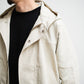 meanswhile Desert Cloth Neutral Hooded Blouson