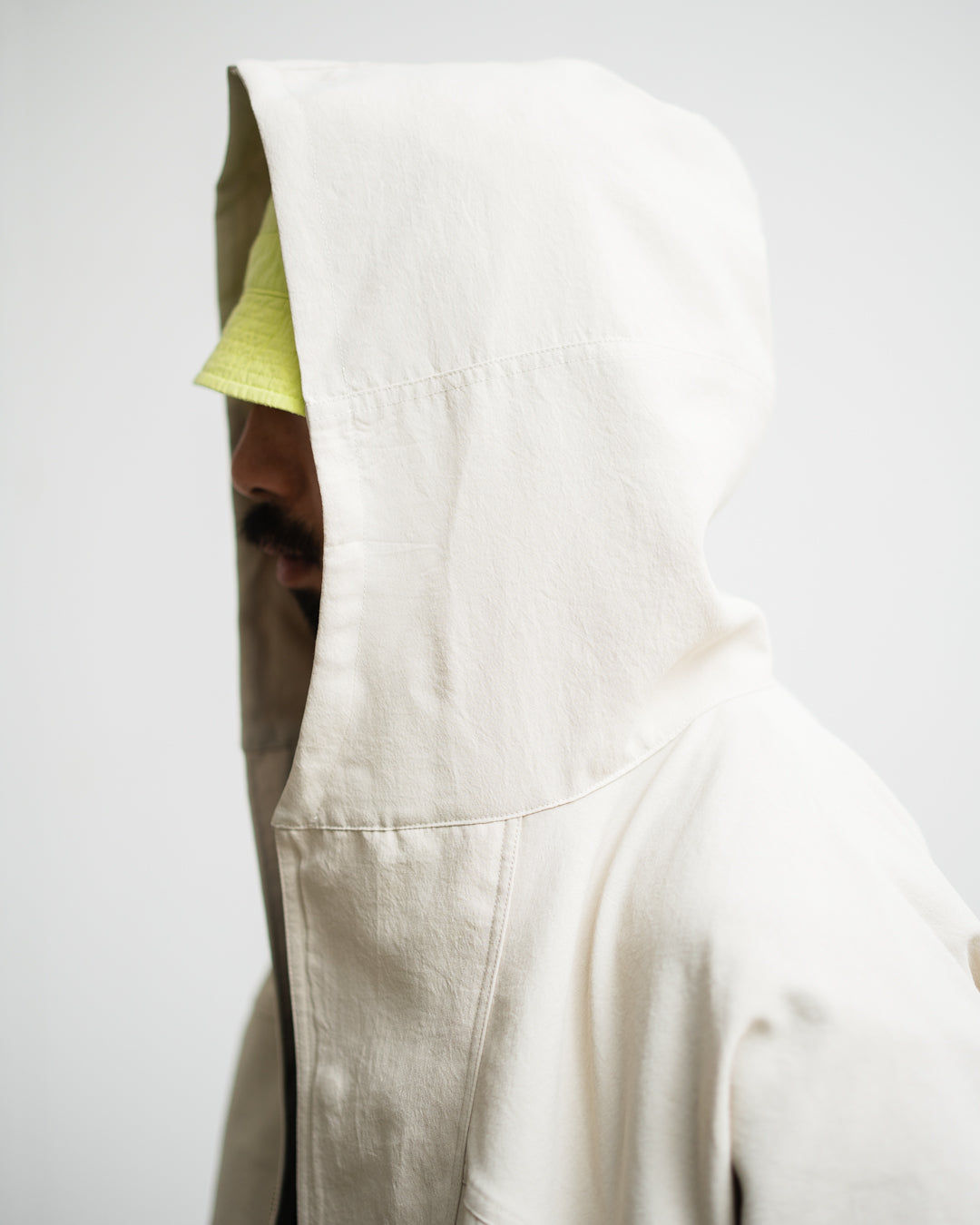 meanswhile Desert Cloth Neutral Hooded Blouson