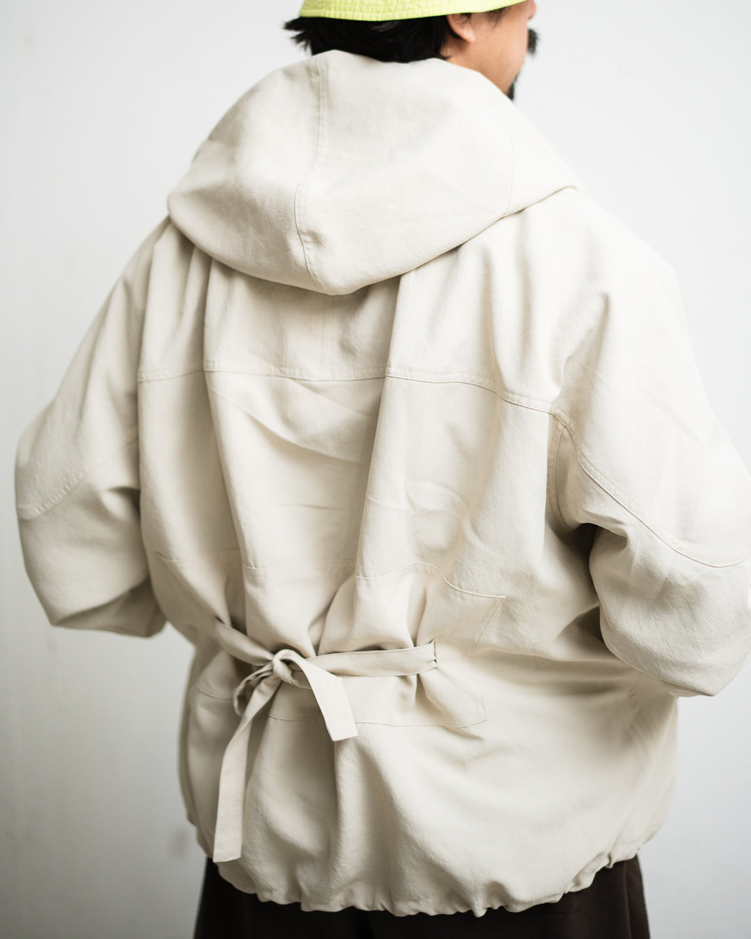 meanswhile Desert Cloth Neutral Hooded Blouson