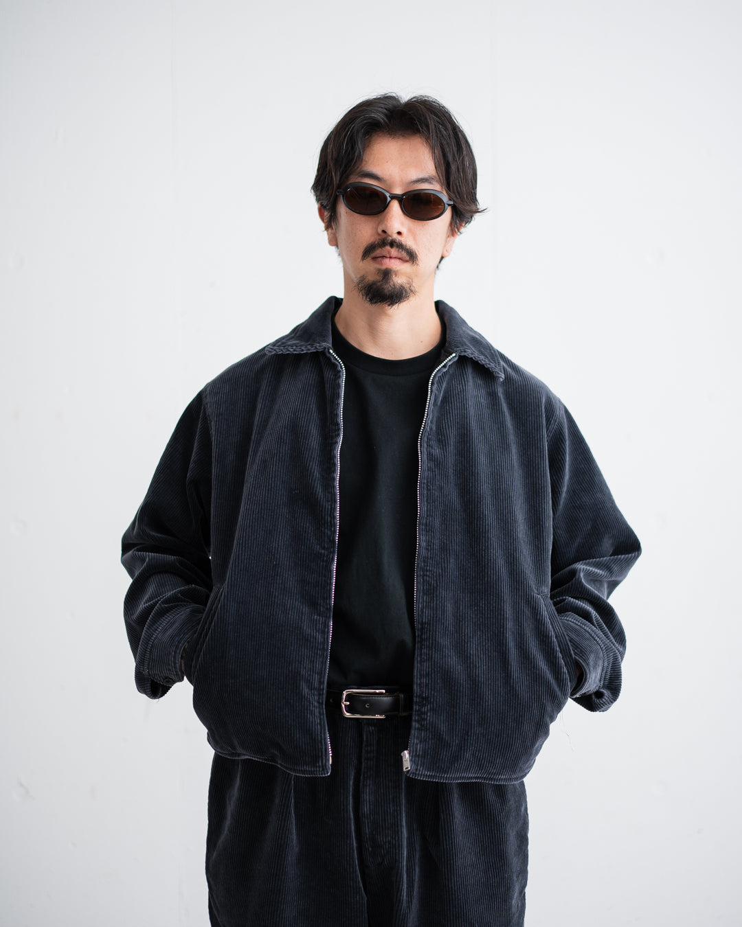 [10.24 sat 12:00 Release] FOUNDOUR COTTON CORDUROY ZIP UP BLOUSON