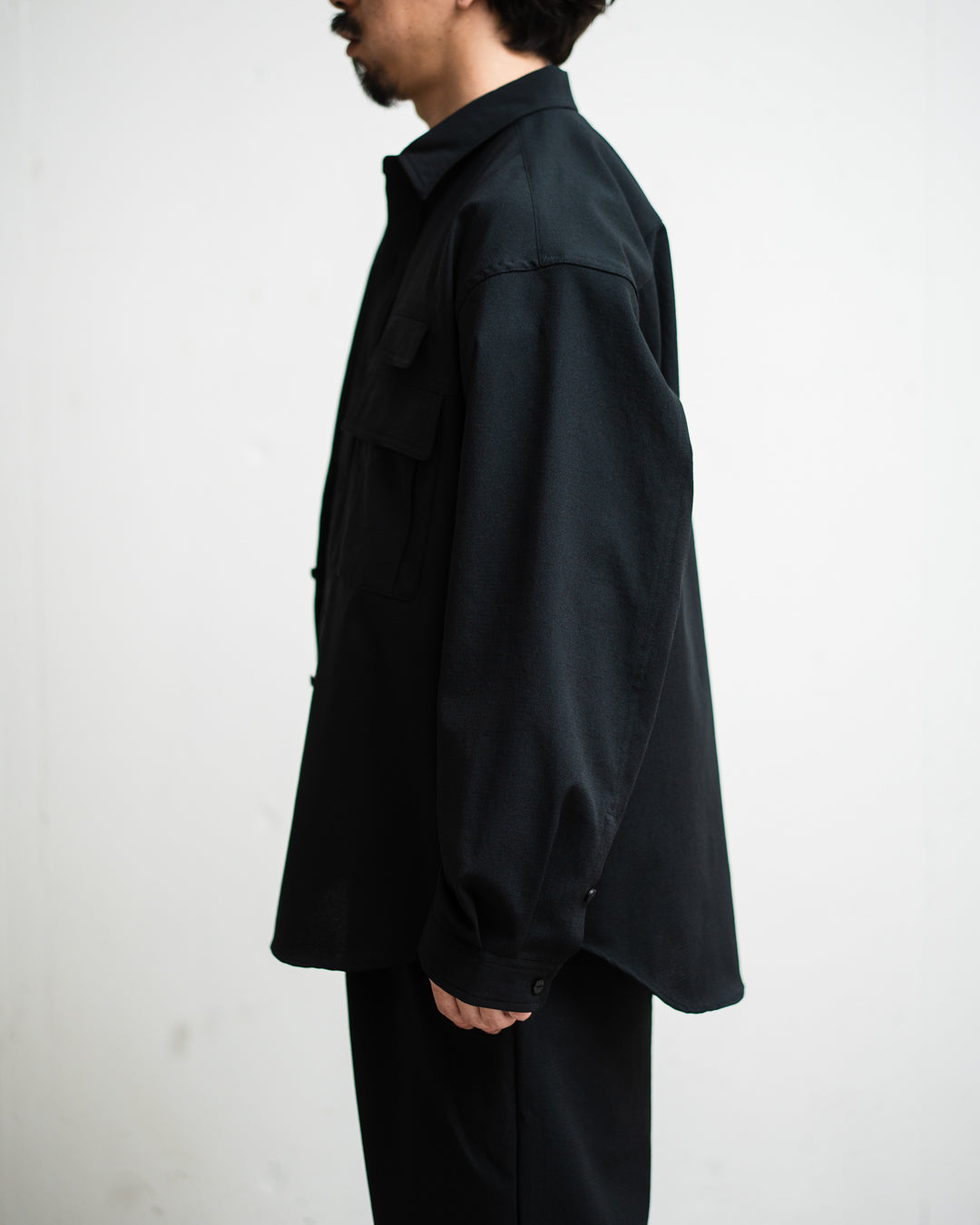 meanswhile Breathable Linen Luggage L/S SH