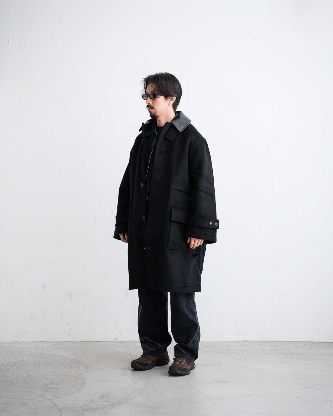 SandWaterr RESEARCHED CITY COAT / WOOL MIX MELTON