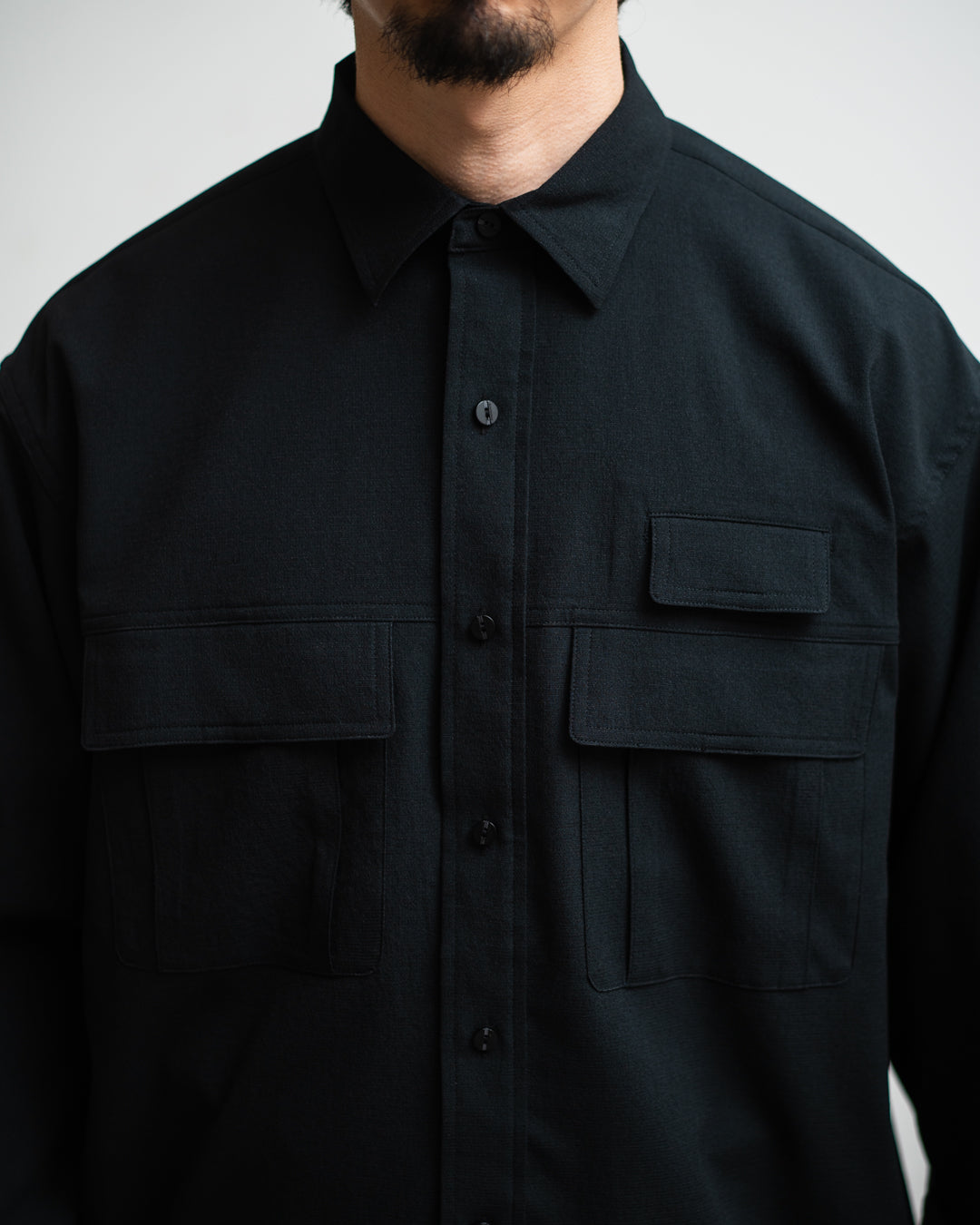 meanswhile Breathable Linen Luggage L/S SH