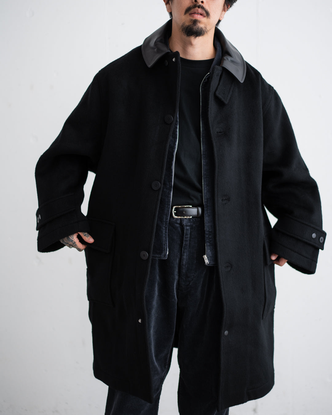 新品 sandwaterr RESEARCHED CITY COAT コート2 通販] SandWaterr (サンドウォーター) RESEARCHED CITY COAT / WOOL