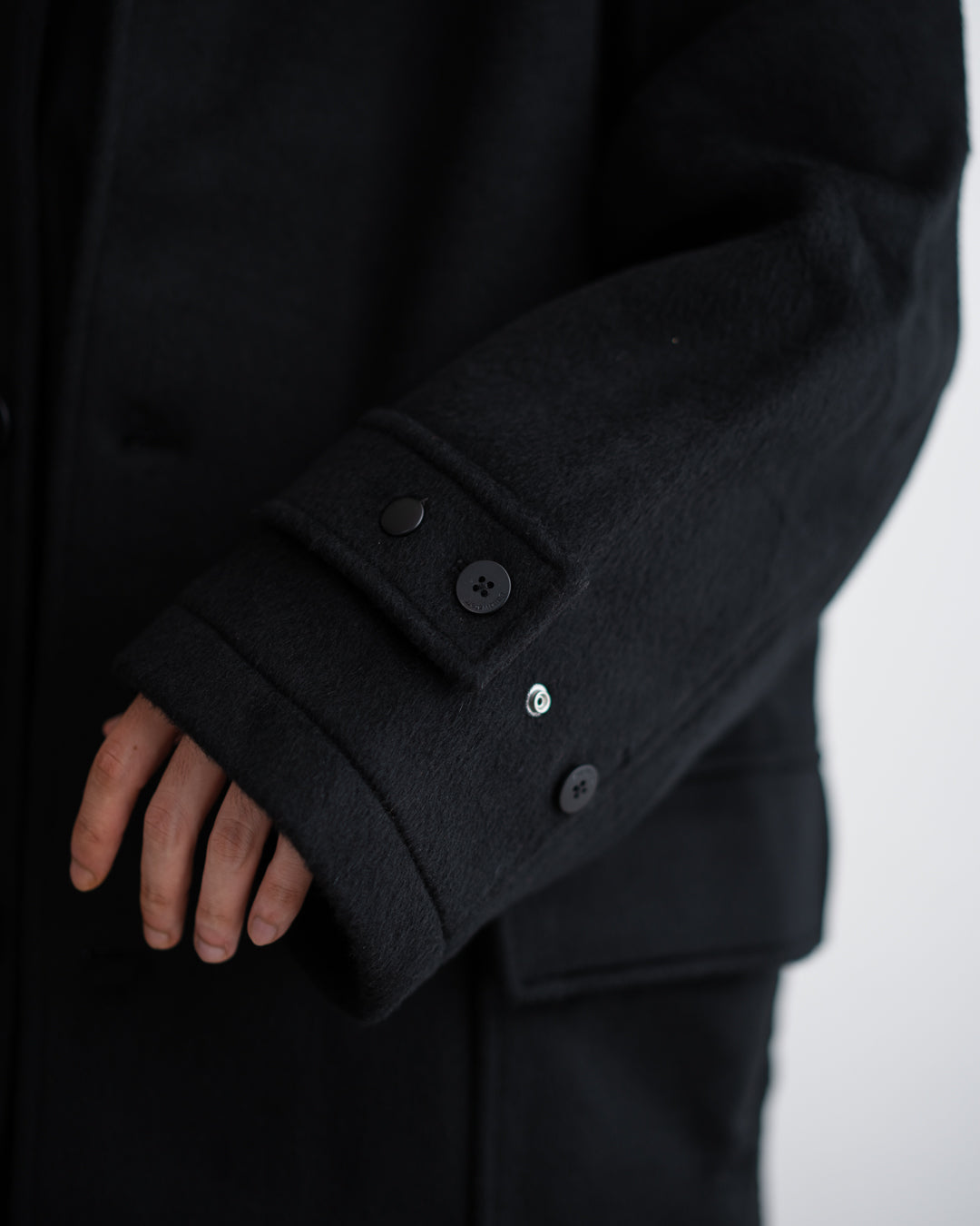 SandWaterr RESEARCHED CITY COAT / WOOL MIX MELTON
