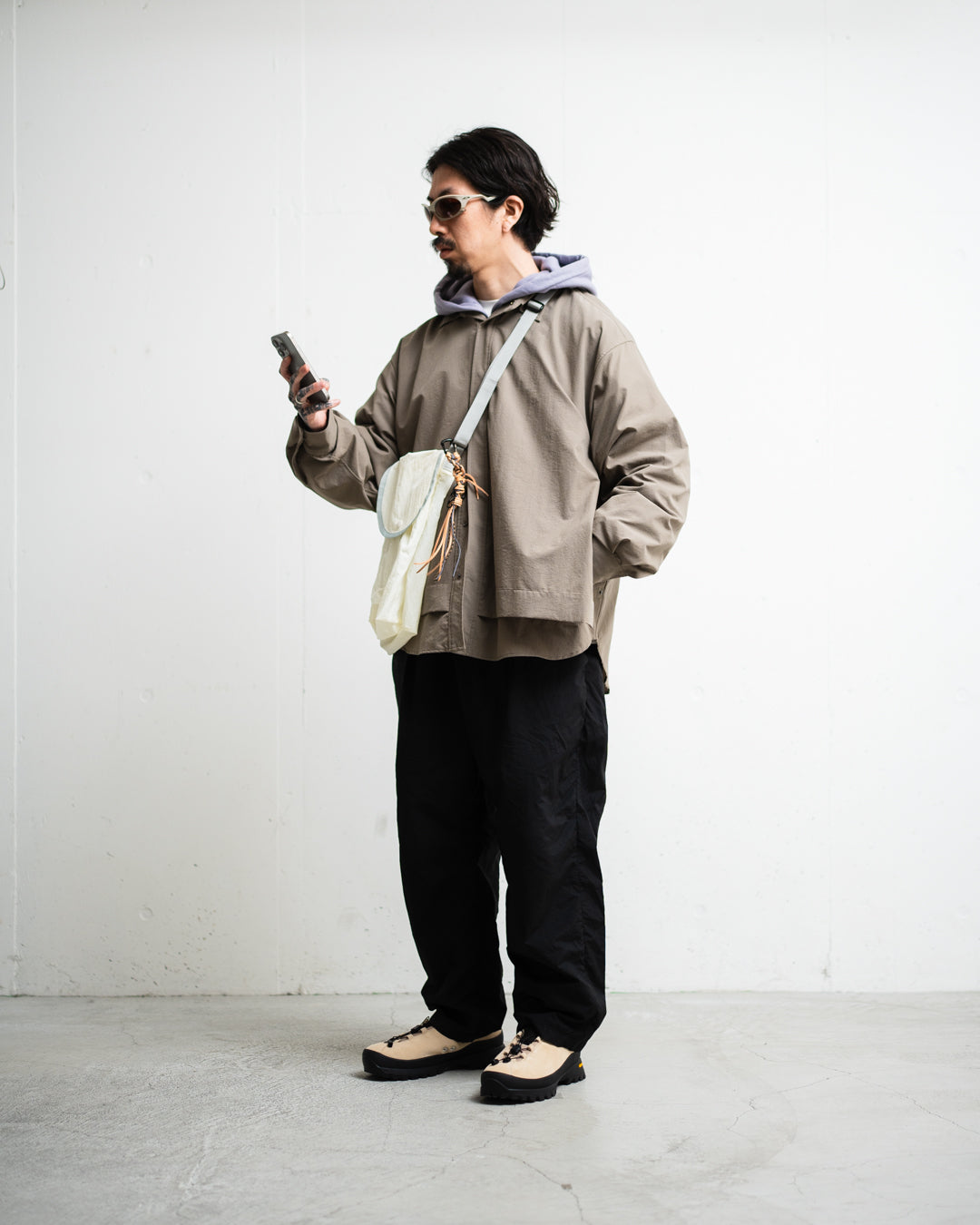 meanswhile Breathable Side Slit L/S SH