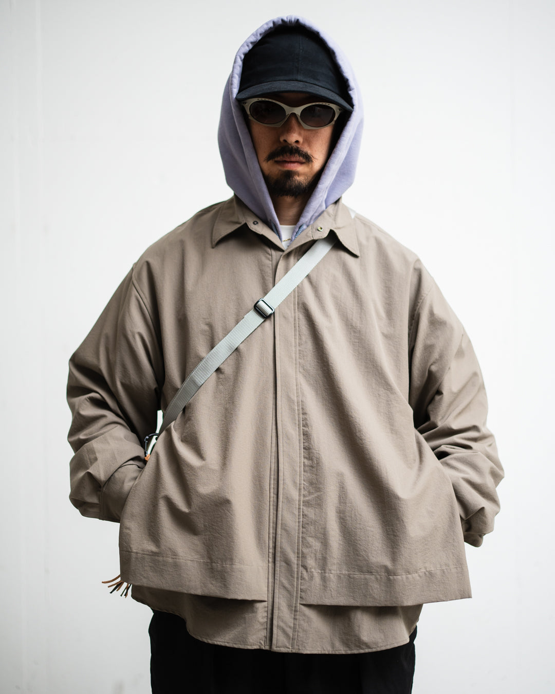 meanswhile Breathable Side Slit L/S SH