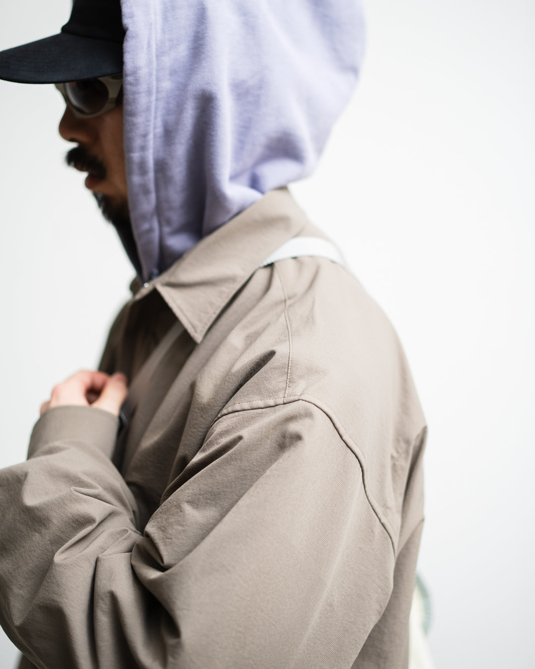 meanswhile Breathable Side Slit L/S SH