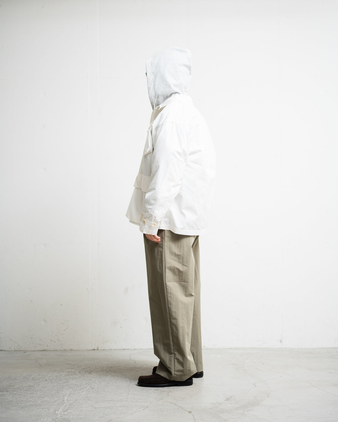 meanswhile Ambient C/N High-waist Slacks