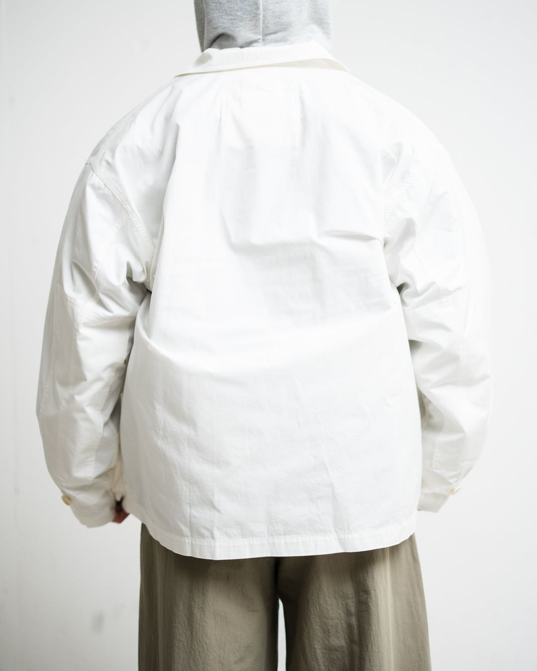 meanswhile Frosted Trinity Chambray Fatigue Blouson