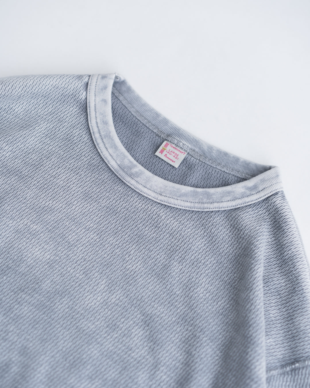 TOWNCRAFT COTTON THERMAL CREW TEE